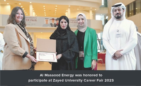 Al Masaood Energy was honored to participate at Zayed University Career Fair 2023