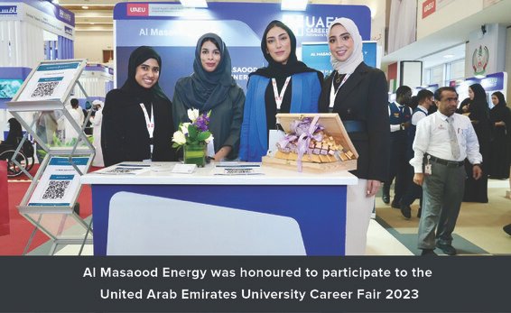 Al Masaood Energy was honored to participate to the UAEU Career Fair 2023